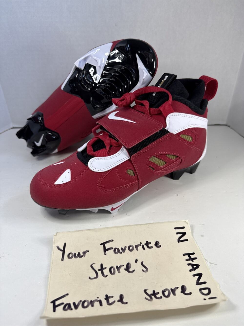 Nike Diamond Turf 2 TD Football Cleats Deion Prime Time IF4807-001 Men's Size 13